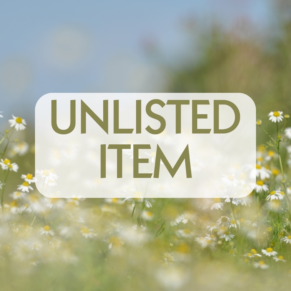 🌼Unlisted Item🌼